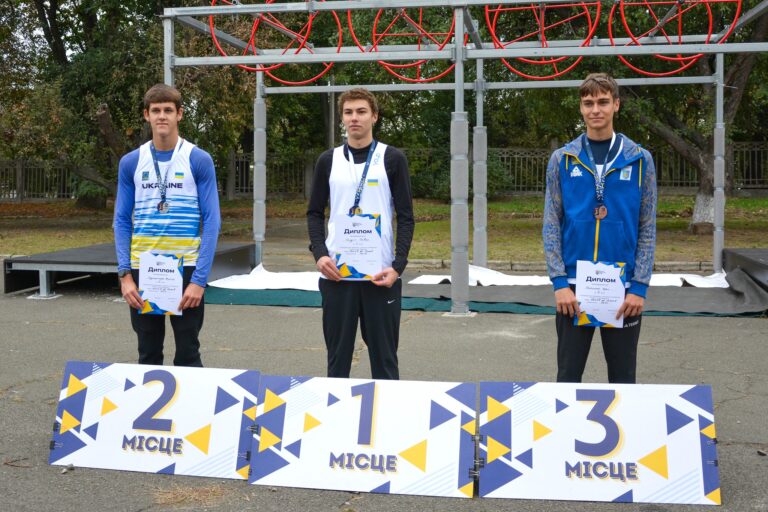 Голдис Павло, Підопригора Кирило та Поташко Кіріл – призери 4 етапу чемпіонату України (смуга перешкод) серед юнаків U19